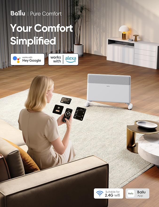 Ballu Convection Panel Space Heater - Image 3
