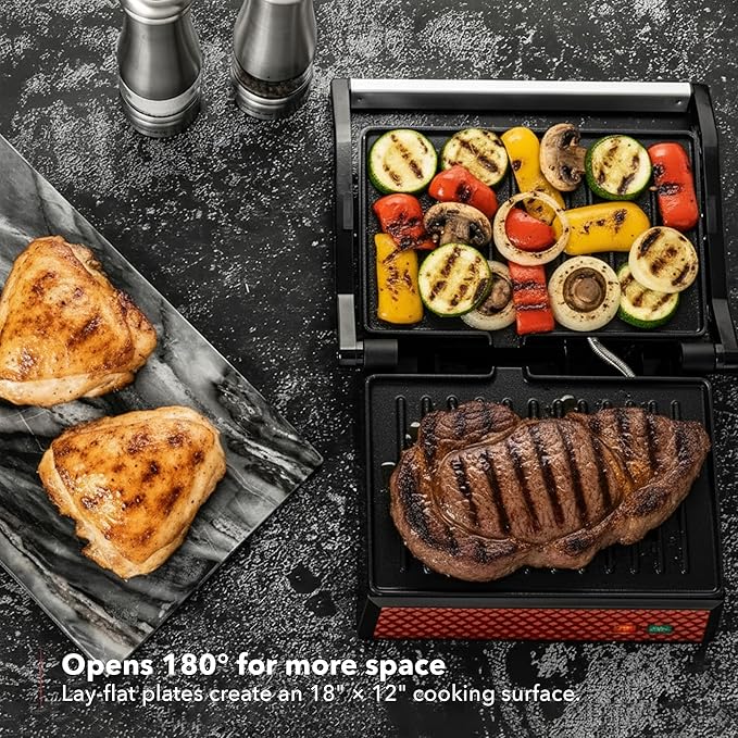 OVENTE Electric Indoor Panini Press Grill and Sandwich Maker - Image 3