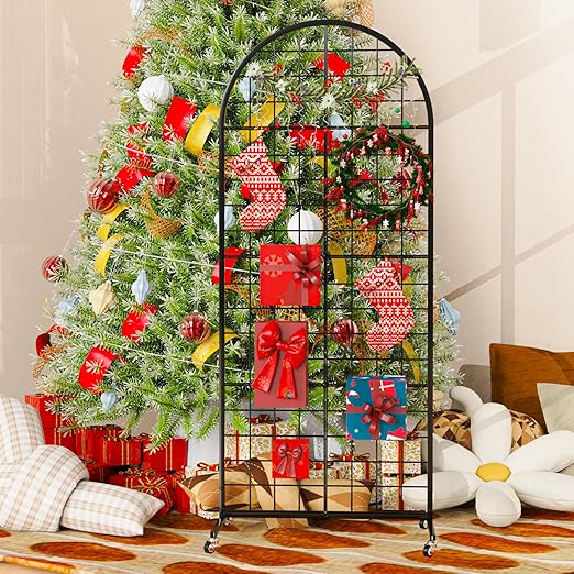 VGMiu Grid Wall Panel 2PCS Display Stand 2' x 5.2' FT Black Grid Wall Panels - Image 4