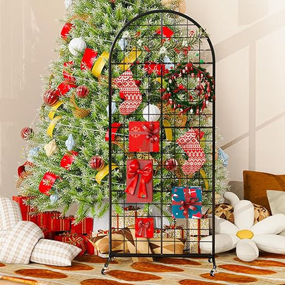 VGMiu Grid Wall Panel 2PCS Display Stand 2' x 5.2' FT Black Grid Wall Panels - Image 4