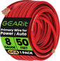 GEARit 8 Gauge Wire, Copper Clad Aluminum CCA by GEARit