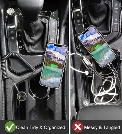 USB C to Lightning Cable 3FT 2Pack, Coiled iPhone Charger Fast Charging - Image 6