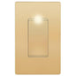 LIDER Minimalist Design Matte Finish Lighted Decorator Switch by LIDER