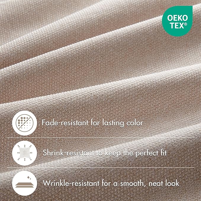 Madison Park Karien 100% Blackout Curtains 52x84 – Linen, 2-Layer Noise - Image 3