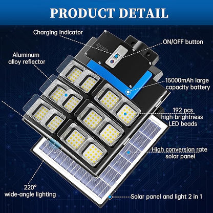 Gefolly SL-2000W Outdoor Solar Street Light - Image 4