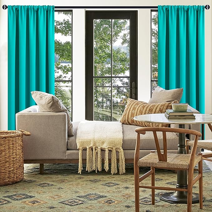 JIUZHEN Blackout Curtains for Bedroom - Image 2