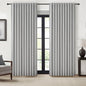 Gray Blackout Curtains 70 Inches Extra Wide Linen Curtains 84 Inch Length by QJMYDECO