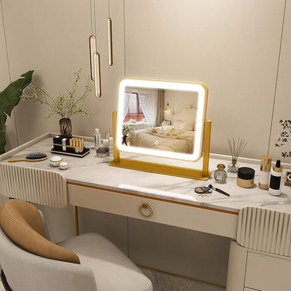 FENNIO Vanity Mirror with Lights 14x12 Inch - Image 5
