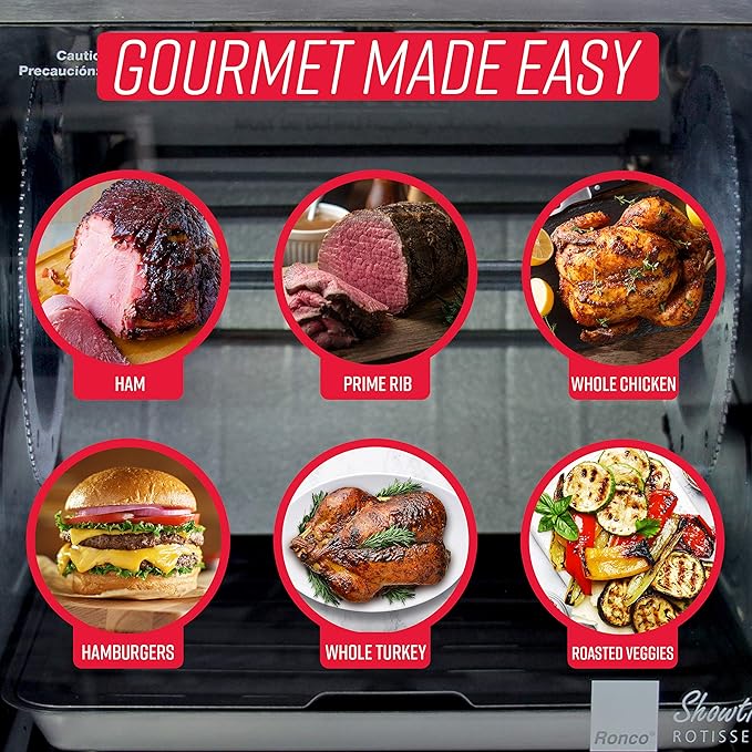 Ronco Modern Rotisserie Oven, Large Capacity Countertop Oven, Easy-to-Use - Image 6
