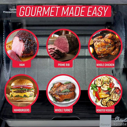 Ronco Modern Rotisserie Oven, Large Capacity Countertop Oven, Easy-to-Use - Image 6