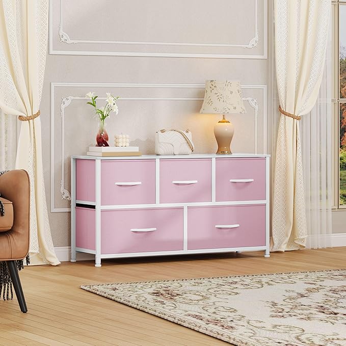 DWVO Dresser for Room with 5 Drawers - Image 4