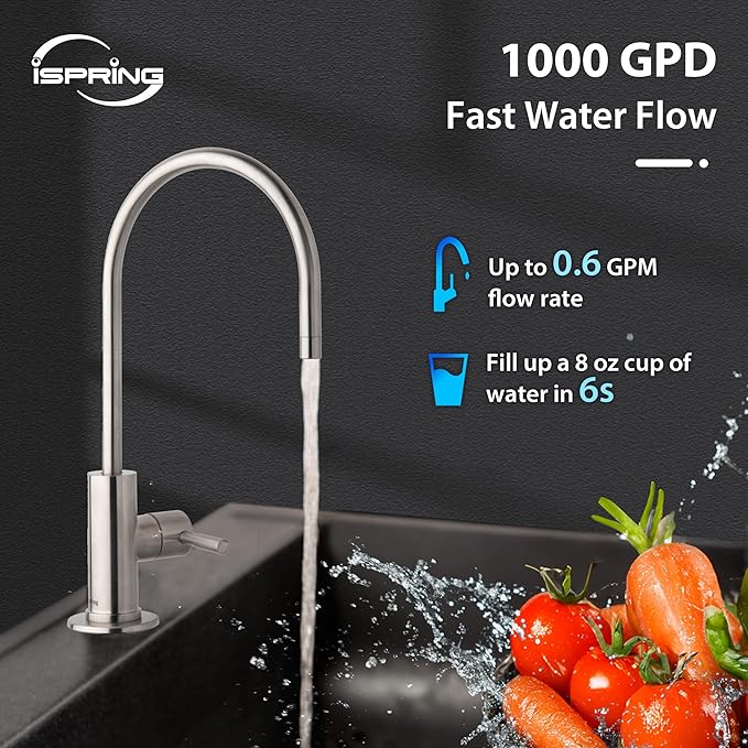 iSpring RO1000-ORB Tankless Reverse Osmosis Water Filtration System, 1000 GPD - Image 7