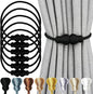Nieffeiy Magnetic Curtain Tiebacks Outdoor Curtain Tie Backs Rope Decorative by CurtianTiebacks