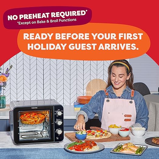 Instant Pot No Preheat Required* 4-Slice Air Fryer Toaster Oven - Image 2