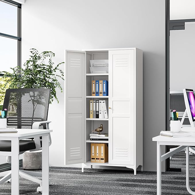 Metal Storage Cabinet-61” Tall Steel File Cabinets - Image 2