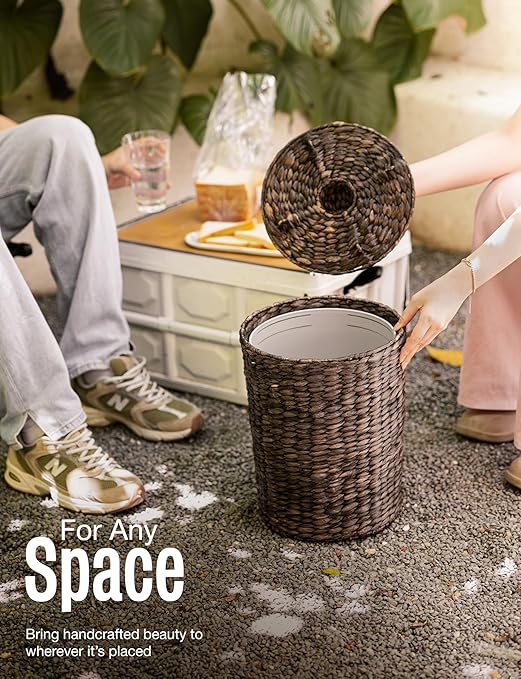 4 Gallons Wicker Waste Basket - Image 7