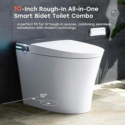 HOROW Bidet Toilet 10" Rough-in, Smart Toilet - Image 2