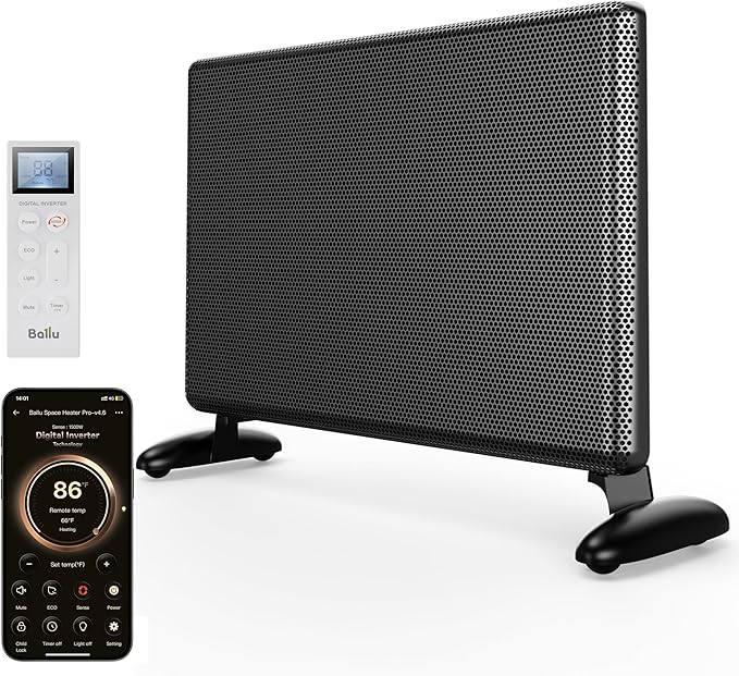 Ballu Mica Infrared Panel Space Heater by Ballu