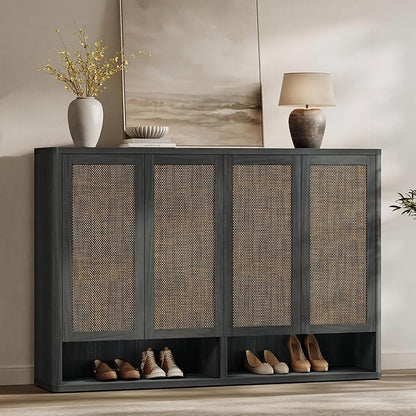 SICOTAS Rattan Shoe Storage Cabinet by SICOTAS
