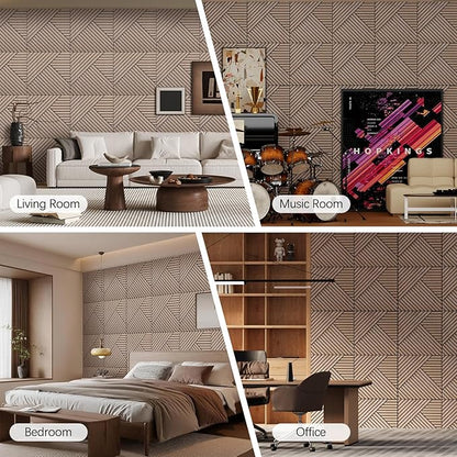 ARMURO 4 Packs Acoustic Wall Panels - Image 8