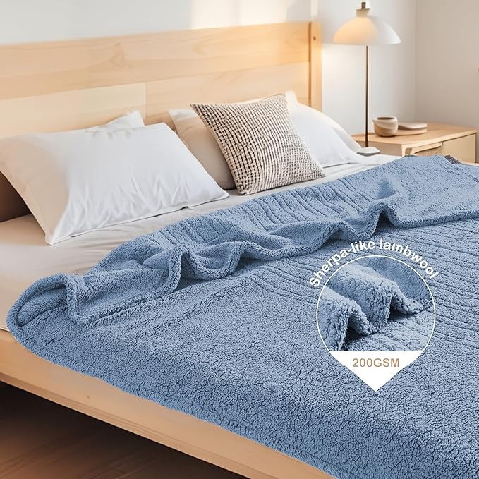 Electric Heated Blanket Full Size 72"×84" - Image 7