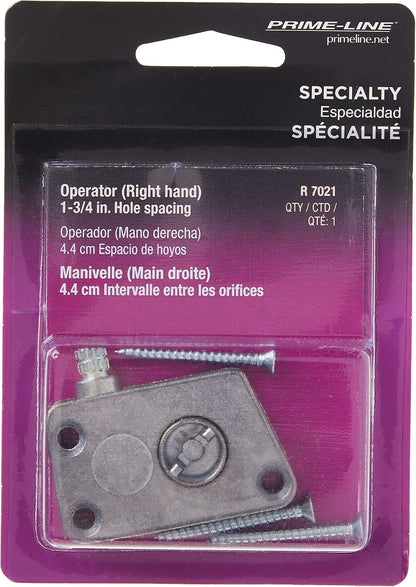 Prime-Line R 7021 Diecast, Right Hand RV Window Slant Sill Operator (Single Pack)