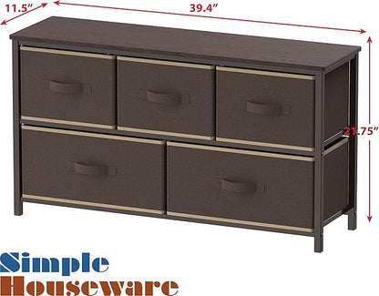 Simple Houseware Wide Dresser for Bedroom - Image 3