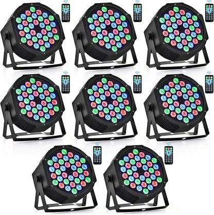 CO-Z Stage Lights 36 RGB LED Par Lights by CO-Z
