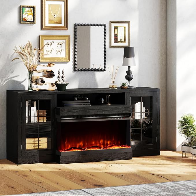 CharaVector 63 inch Fireplace TV Stand by CHARAVECTOR