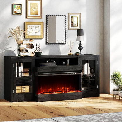 CharaVector 63 inch Fireplace TV Stand by CHARAVECTOR