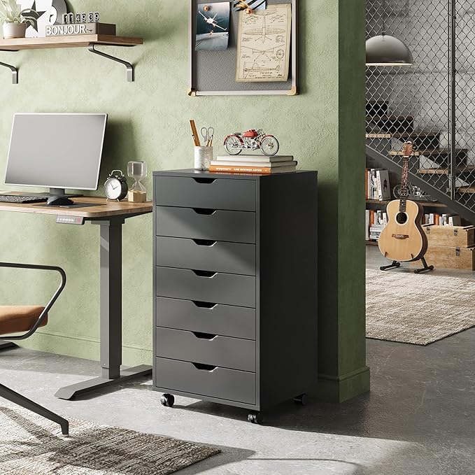 DEVAISE 7-Drawer Chest, Wood Storage Dresser Cabinet - Image 2