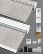 Kincmo Motorized Blinds with Remote, 100% Blackout Motorized Roller Shades Work by KincmoBlinds