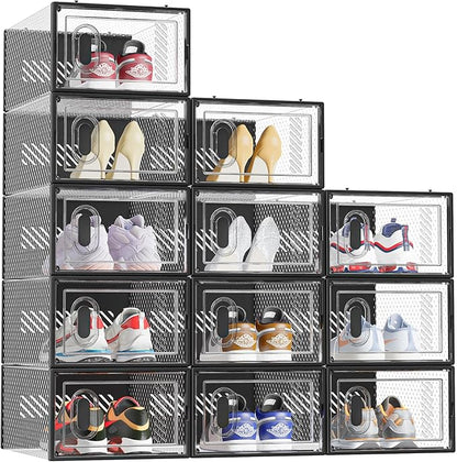 Shoe Storage, 12 Pack Shoe Organizer - Image 9