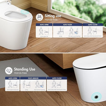 Eridanus Smart Toilet with Bidet Built in, One Piece Bidet Toilet - Image 4