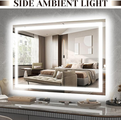 ROLOVE 31" x 22" Large Lighted Vanity Mirror - Image 3