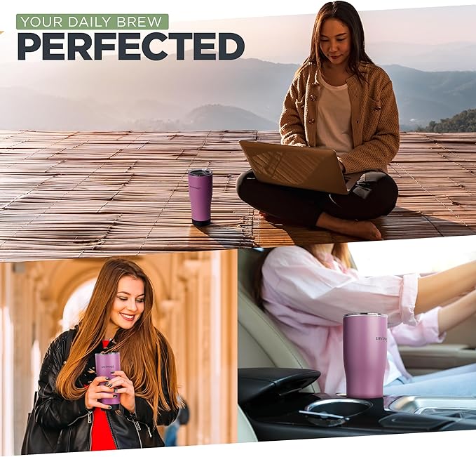 X Heated Coffee Mug 19 oz., 8 Hour Battery Life, Self-Heating, Adjustable Temp - Image 8