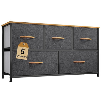 DWVO Dresser for Room with 5 Drawers by DWVO
