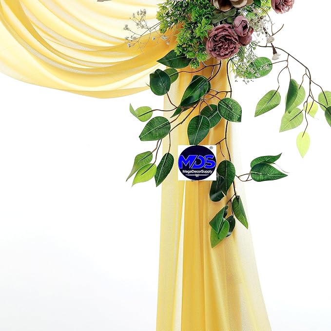 MDS Halloween Chiffon Draping Fabric - 2 Panel, 30" Wide x 30ft Long - S...