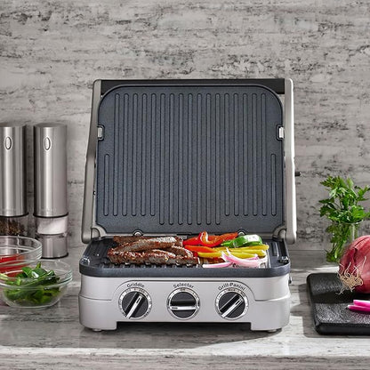 Cuisinart Griddler Indoor Grill, Panini Press, Sandwich Maker & More, 5-in-1 - Image 2