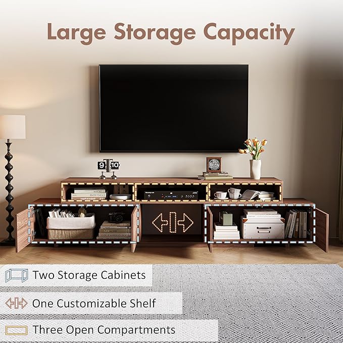 Extendable TV Stand for 65-100 Inches TVs - Image 4
