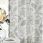 Kayne Studio Jacobean Floral Pinch Pleated Light Filtering Curtains 84 Inch | Blue Grey Boho Botanical Leaf Printed Vintage Farmhouse Drapes,Living Room Bedroom Back Tab Window Treatment,40"x84",2 Panels