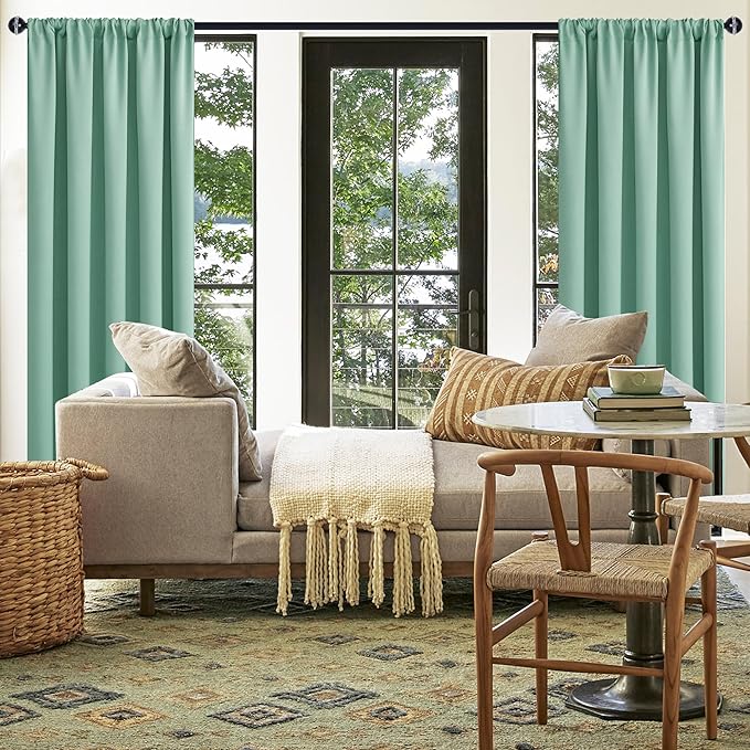 JIUZHEN Blackout Curtains for Bedroom - Image 2