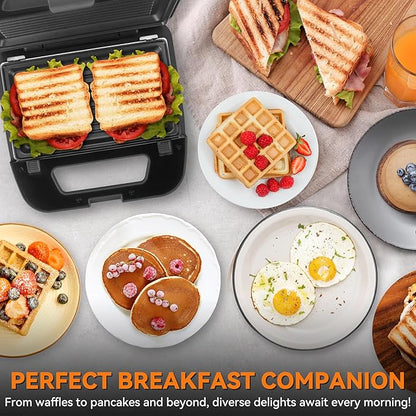 Baker’s Friend 3 in 1 Mini Waffle Maker - Image 2