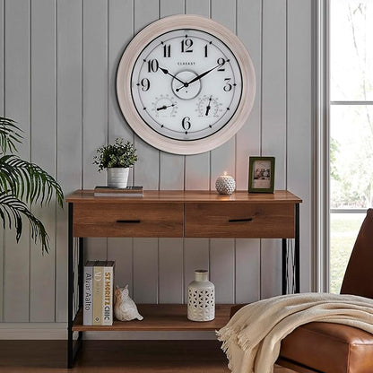 CLXEAST 18 Inch Illuminated Outdoor Clock - Image 8