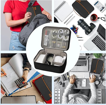 Electronics Organizer, Travel Cord Organizer Pouch, Portable Cable Organizer - Image 6
