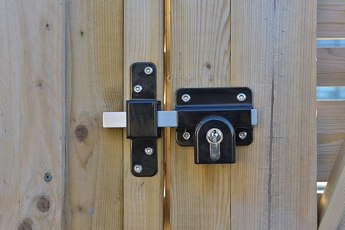 GateMate Long Throw Gate Lock 1490096, Euro Profile Keyed Both Sides Gate Lock - Image 2