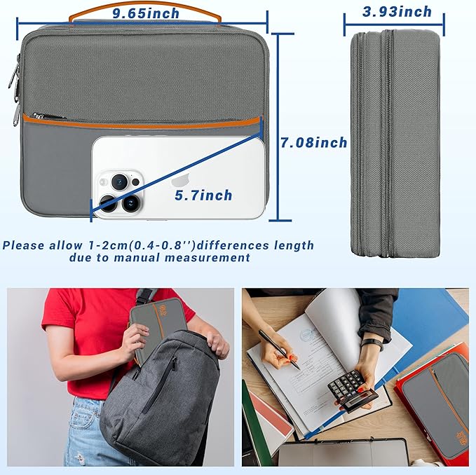Electronics Organizer, Travel Cord Organizer Pouch, Portable Cable Organizer - Image 4