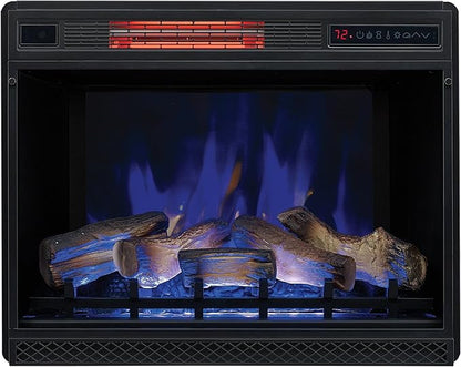 ClassicFlame 28" 3D Infrared Quartz Fireplace Insert Plug and Safer Sensor - Image 2