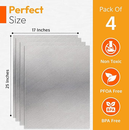Oven Liners for Bottom of Oven, Heavy Duty Liner for Bottom of Electric Range - Image 3