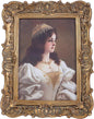 Antique Picture Frames 4x6 Vintage Victorian Ornate Picture Frames with Front Glass Wall Mount and Tabletop Baroque Home Decor Retro Gallery Wall Decor,1 Pack,Bronze